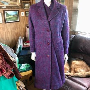 Vintage Mohair and Laine Wool Coat